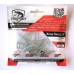 Приманка силиконовая для рыбалки, Taipan Crazy Sweep, 2,5 дюйма, 12шт/уп, цвет №11 Lite violet